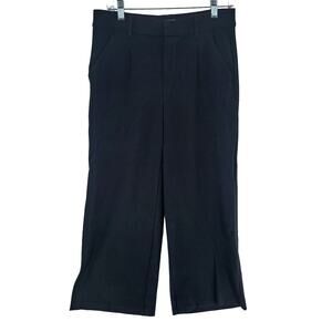 Wit & Wisdom Women's Pants Size 8 Black Trousers Wide Leg Straight